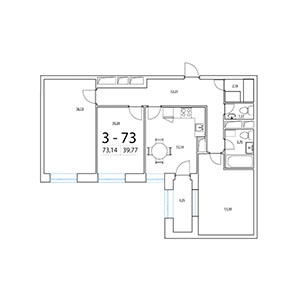 Планировка квартиры flat:50827