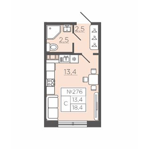 Планировка квартиры flat:50888