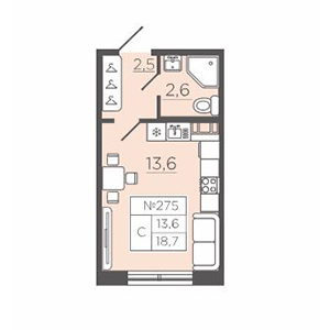 Планировка квартиры flat:50902