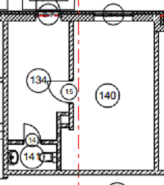 3-комнатная, 31 м²